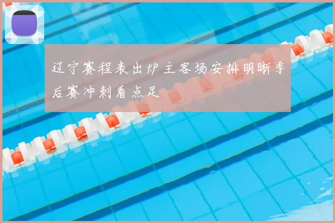 辽宁赛程表出炉主客场安排明晰季后赛冲刺看点足